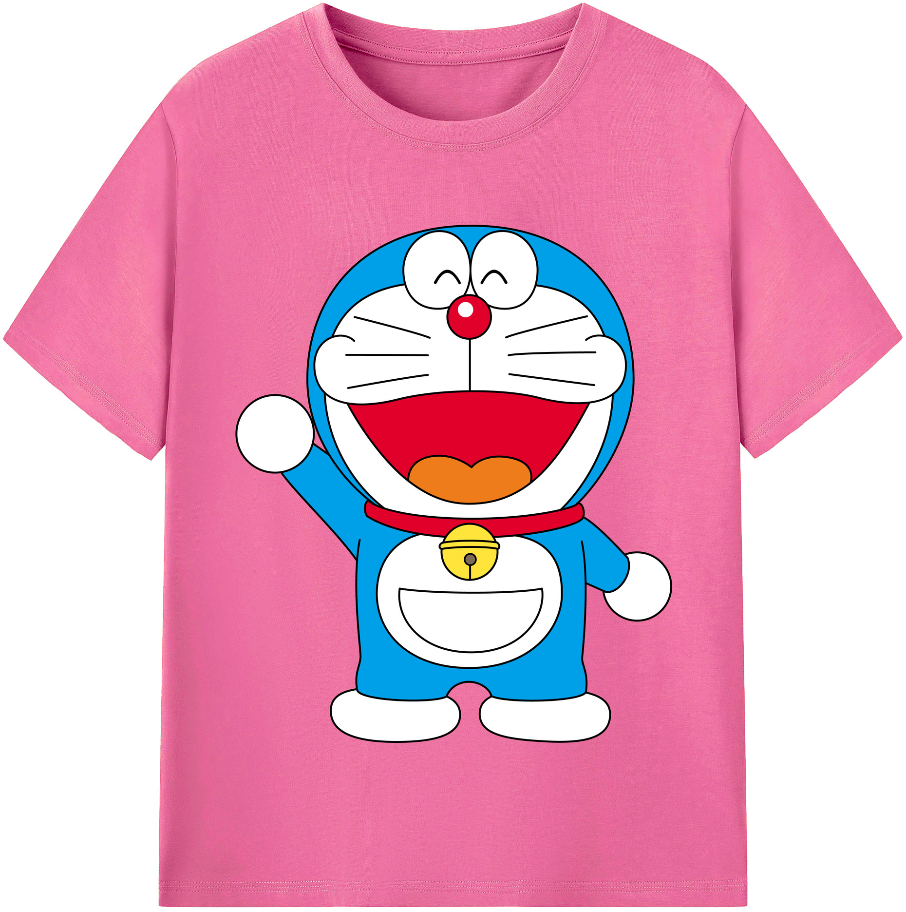 （画像用） ドラえもん Doraemon レディースカジュアルプリントTシャツ（綿100％）